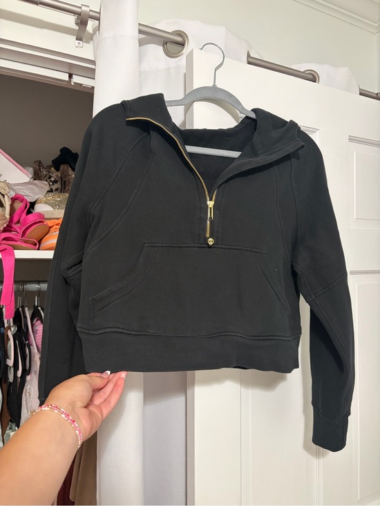 lululemon athletica Tops - Black Half-Zip cropped lulu lemon scuba